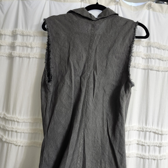 BNWT Linen Zara Gray Sleeveless Maxi Dress. **FIRM ON PRICE** - Picture 15 of 16